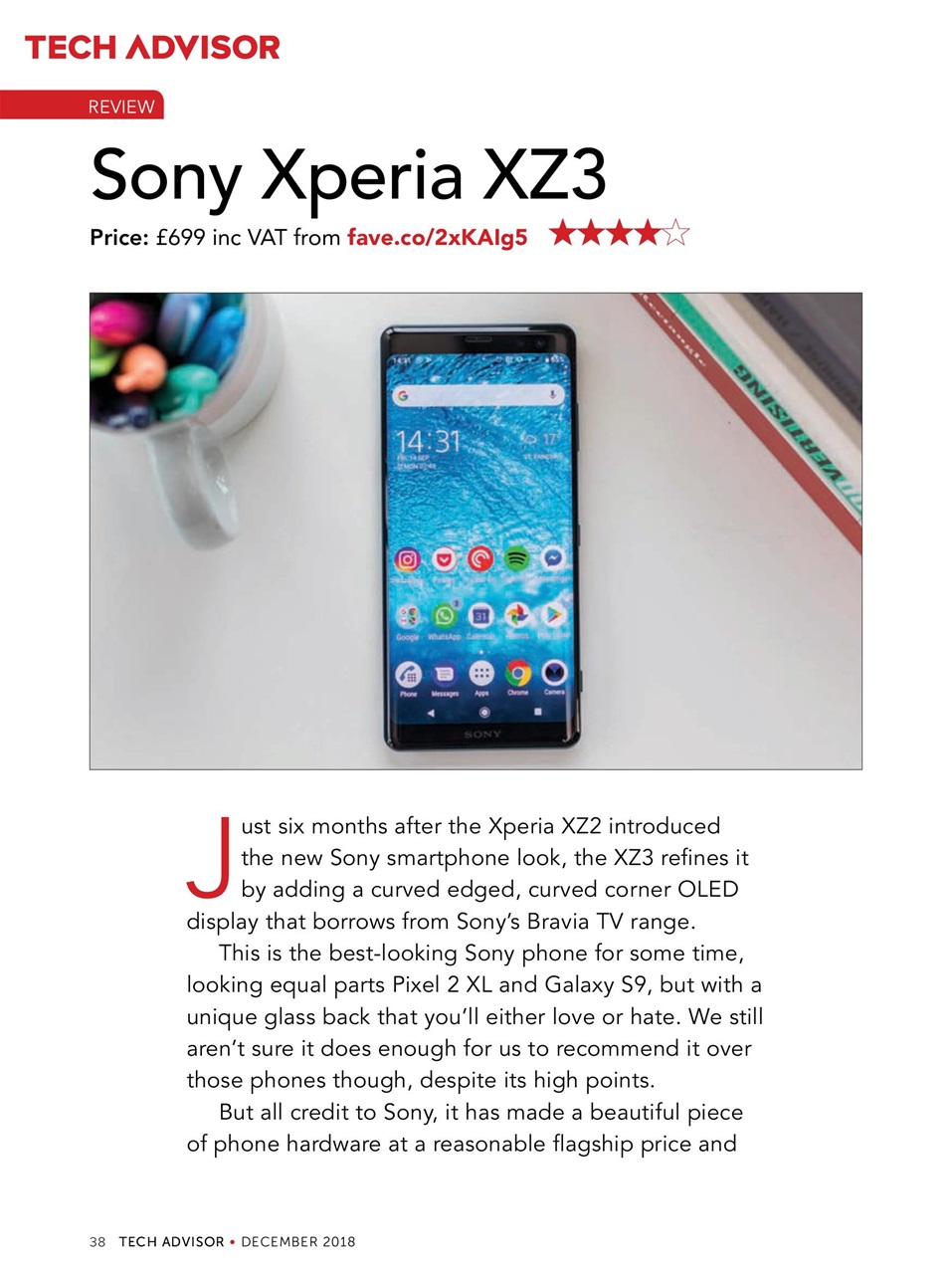 Tech Advisor Preview Pages