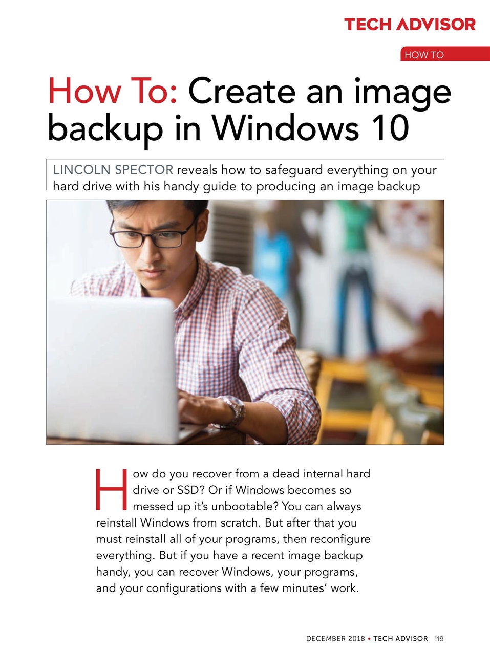 Tech Advisor Preview Pages