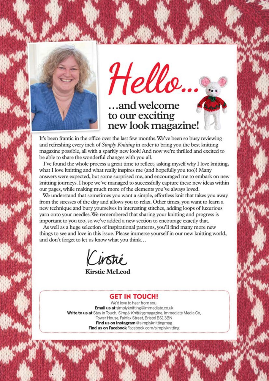 Simply Knitting Preview Pages