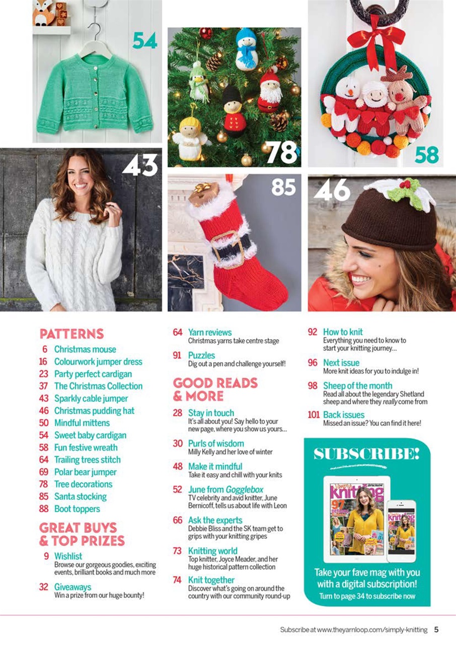 Simply Knitting Preview Pages