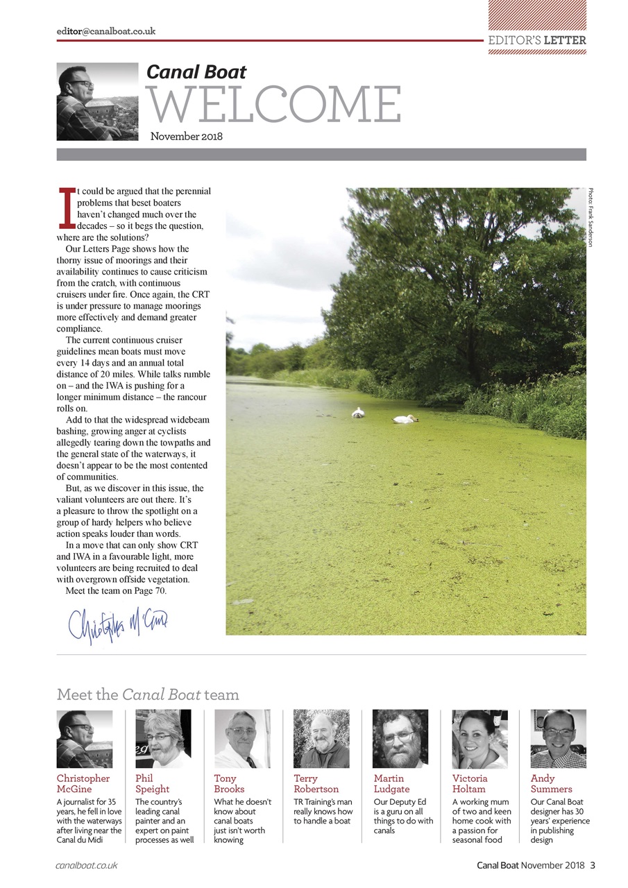 Canal Boat Preview Pages