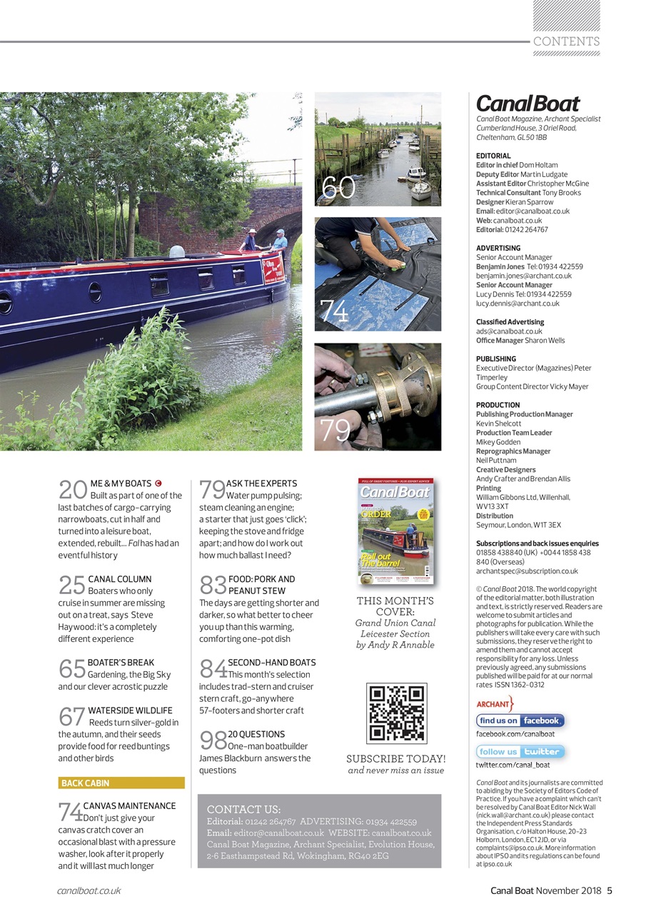 Canal Boat Preview Pages