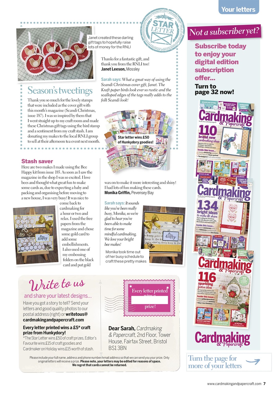 Cardmaking & Papercraft Preview Pages