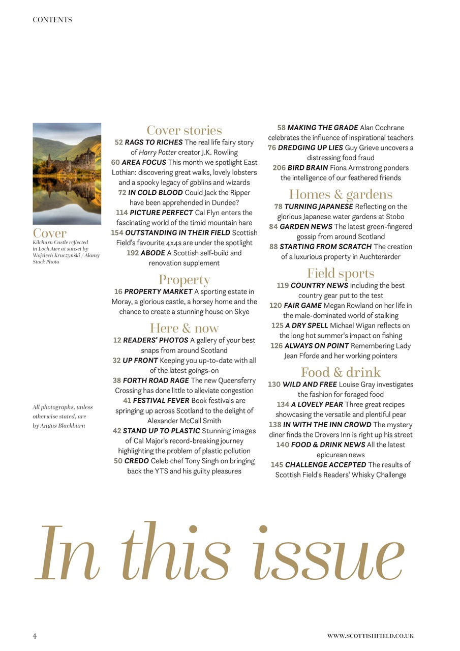 Scottish Field Preview Pages
