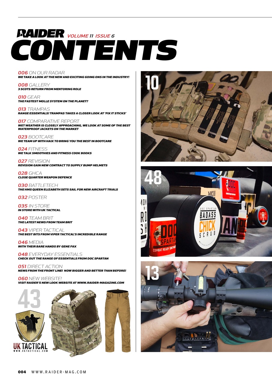 Raider Preview Pages