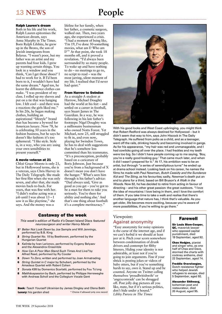 The Week Preview Pages