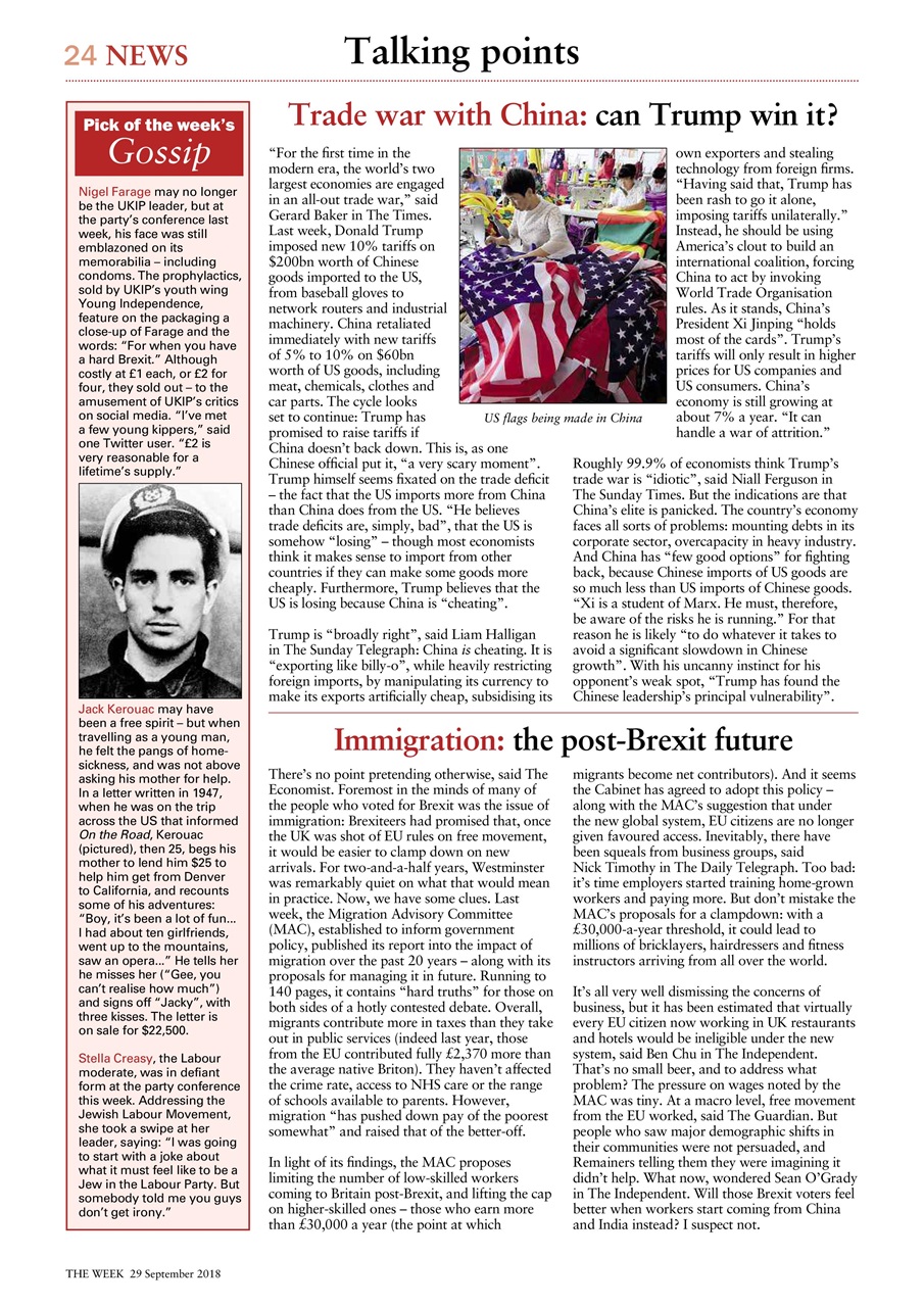 The Week Preview Pages