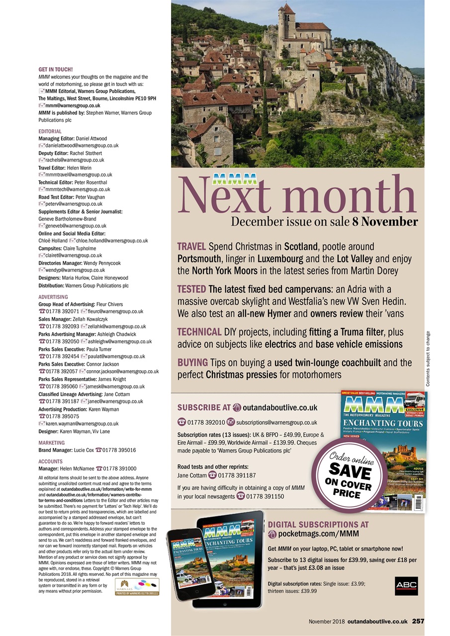 MMM magazine Preview Pages