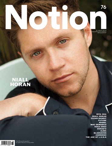 Notion Magazine issue 76 - Niall Horan - Summer '17