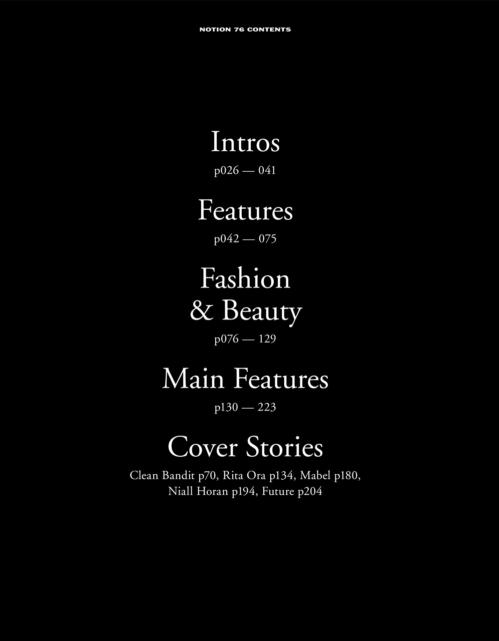 Notion Magazine Preview Pages