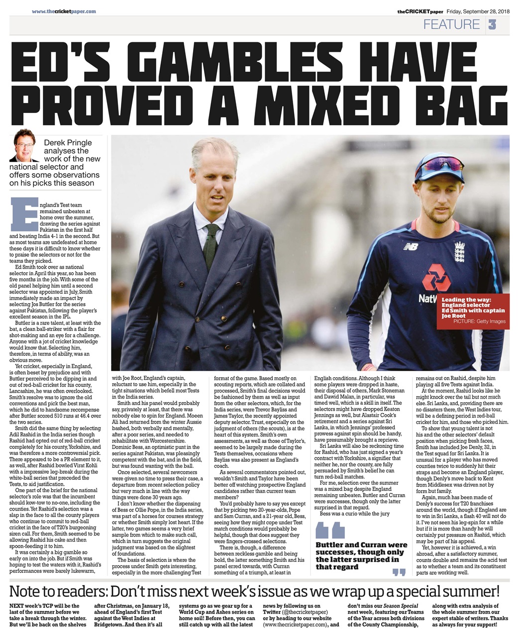 The Cricket Paper Preview Pages
