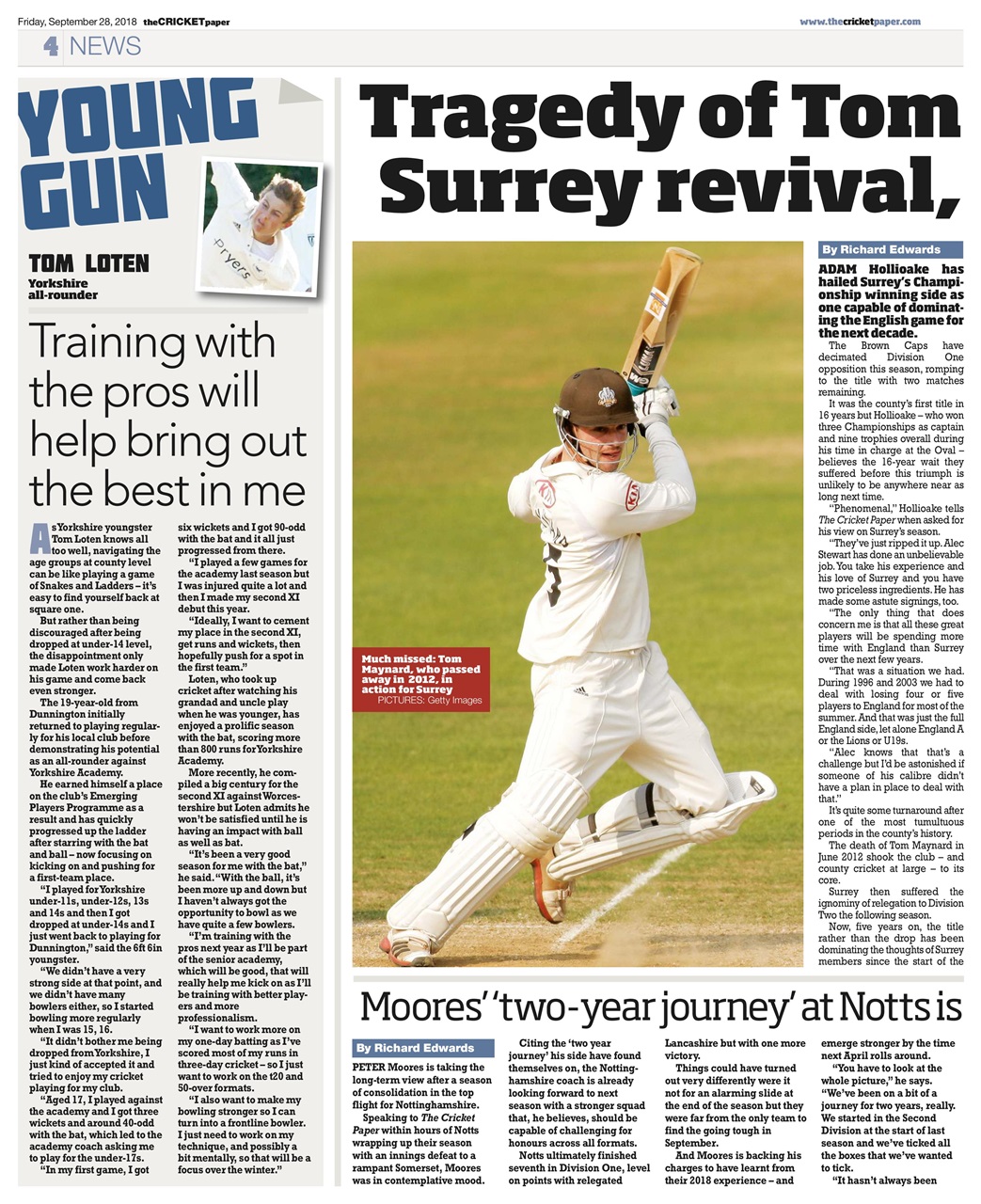 The Cricket Paper Preview Pages