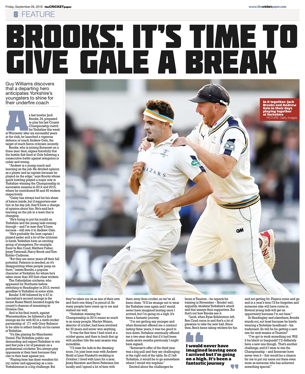 The Cricket Paper Preview Pages