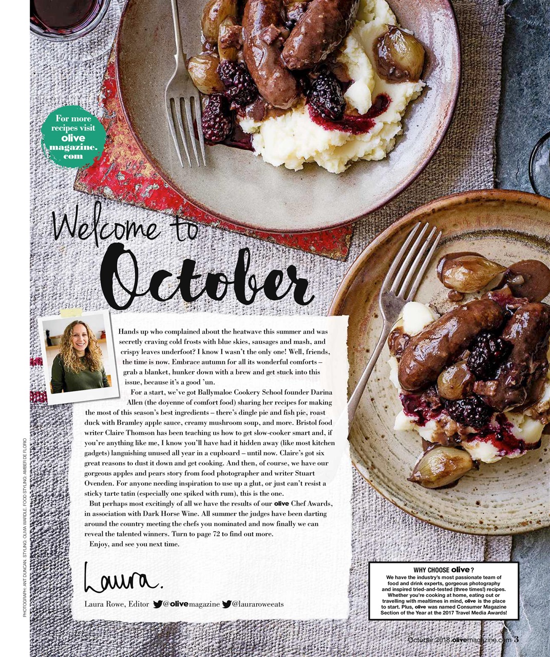 Olive Magazine Preview Pages