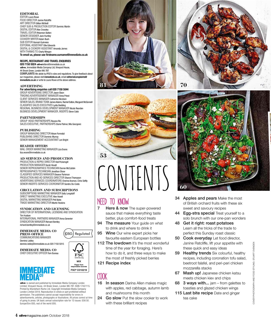 Olive Magazine Preview Pages