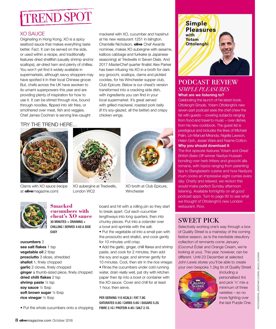 Olive Magazine Preview Pages