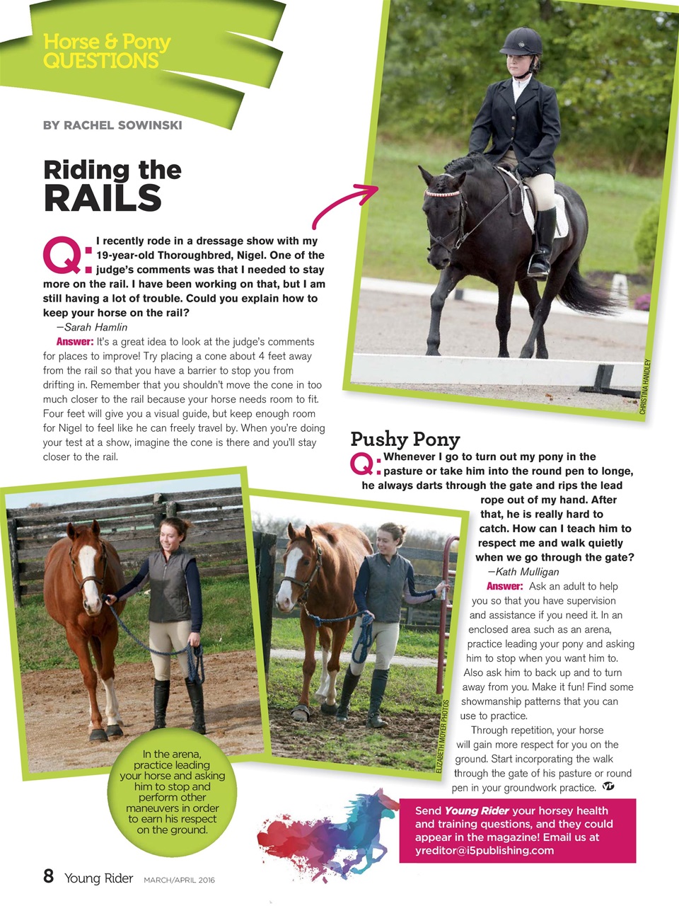 Young Rider Magazine Preview Pages