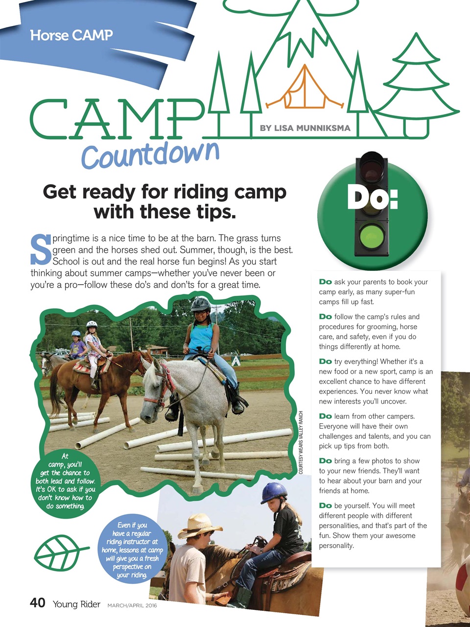 Young Rider Magazine Preview Pages