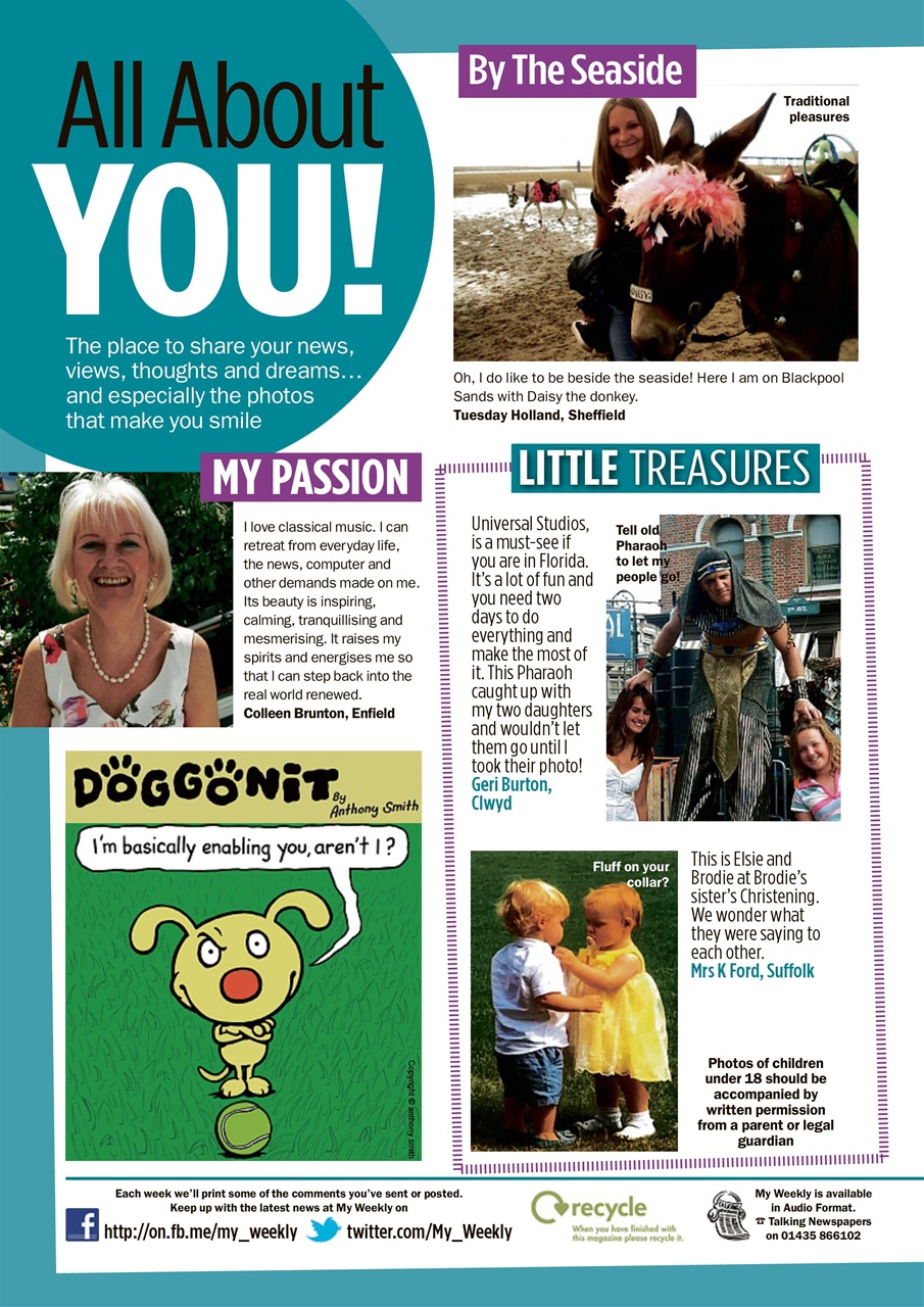 My Weekly Preview Pages