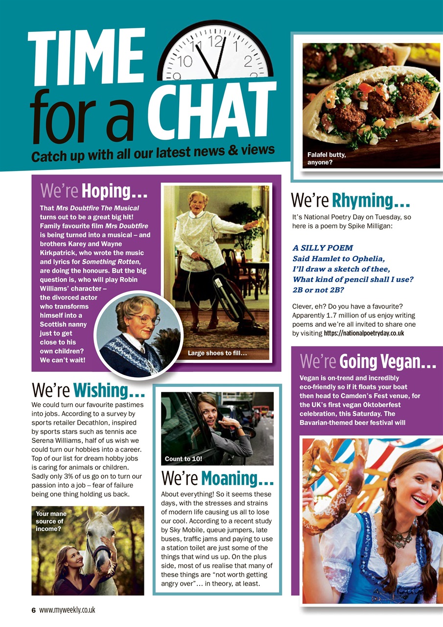 My Weekly Preview Pages