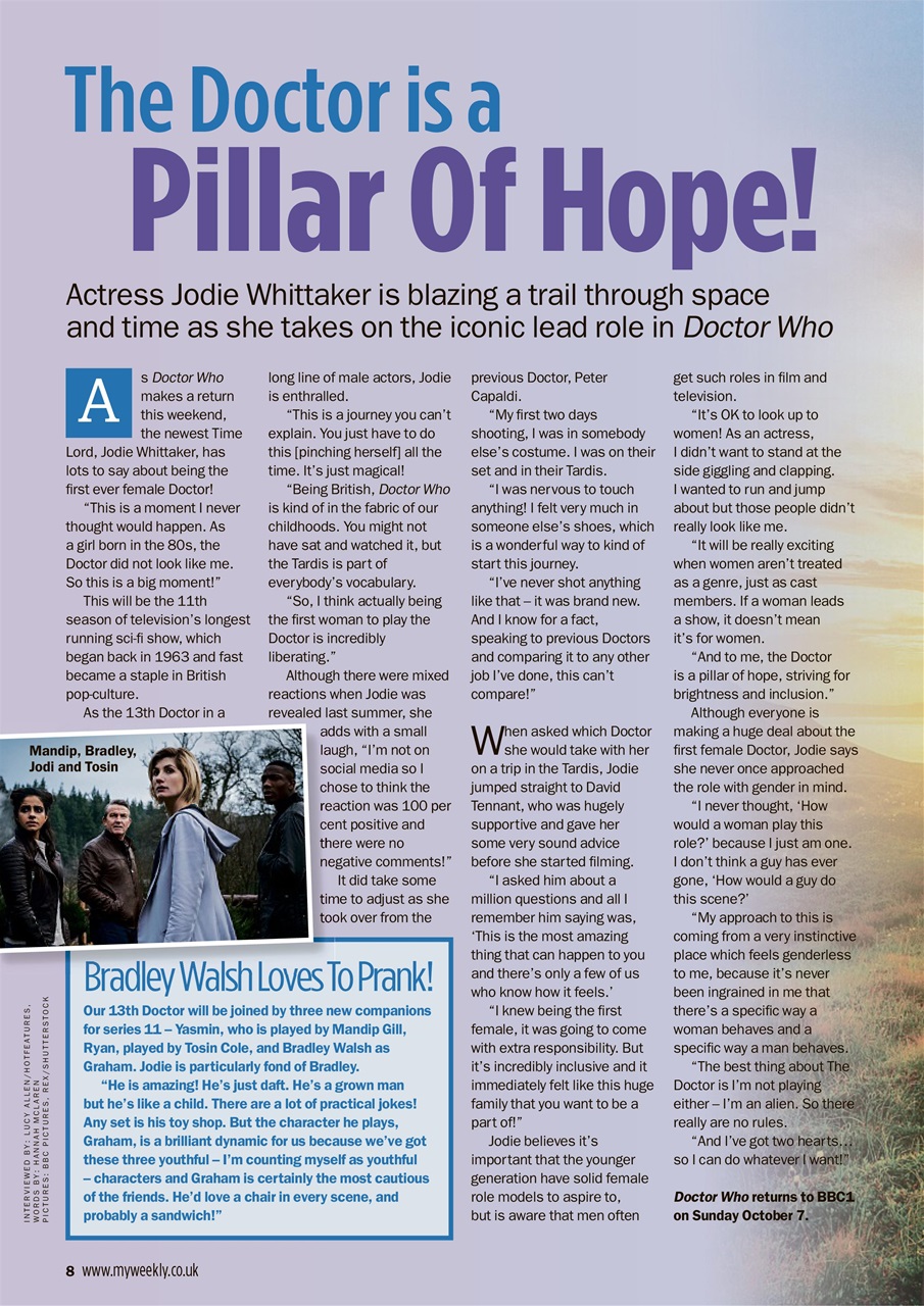 My Weekly Preview Pages