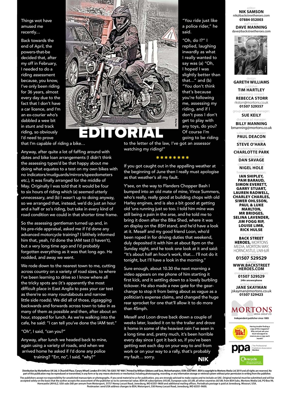 Back Street Heroes Preview Pages