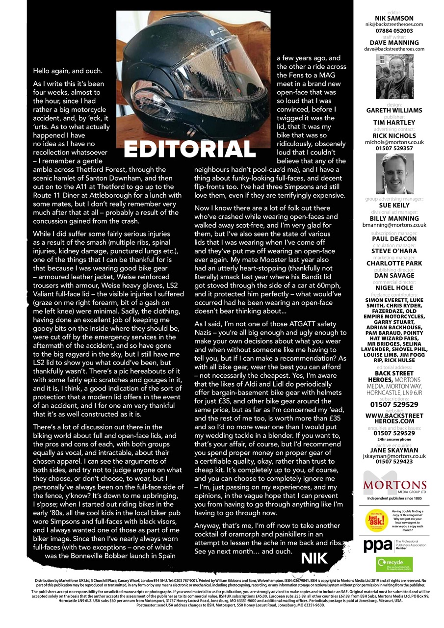 Back Street Heroes Preview Pages