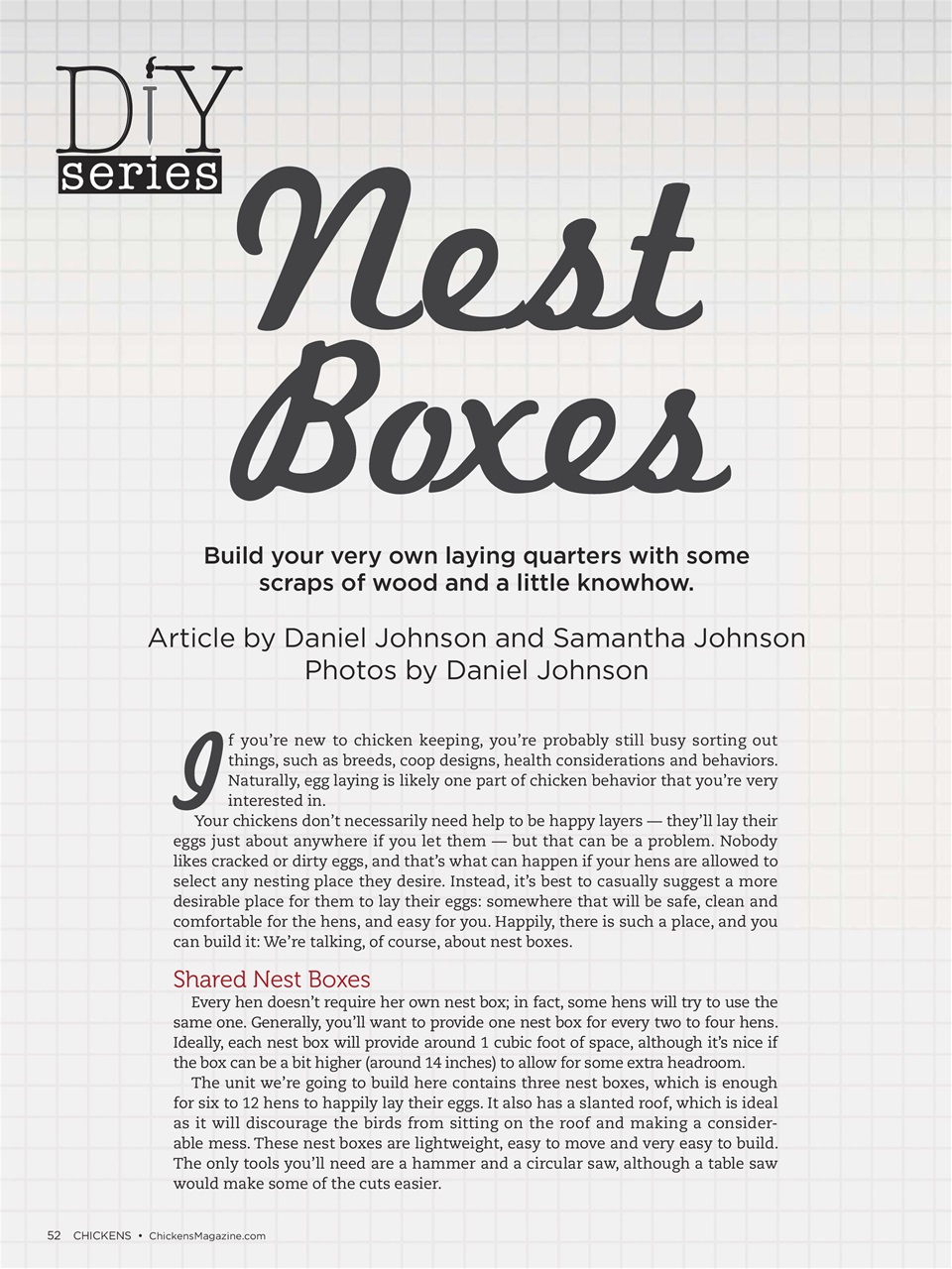 Chickens Magazine Preview Pages