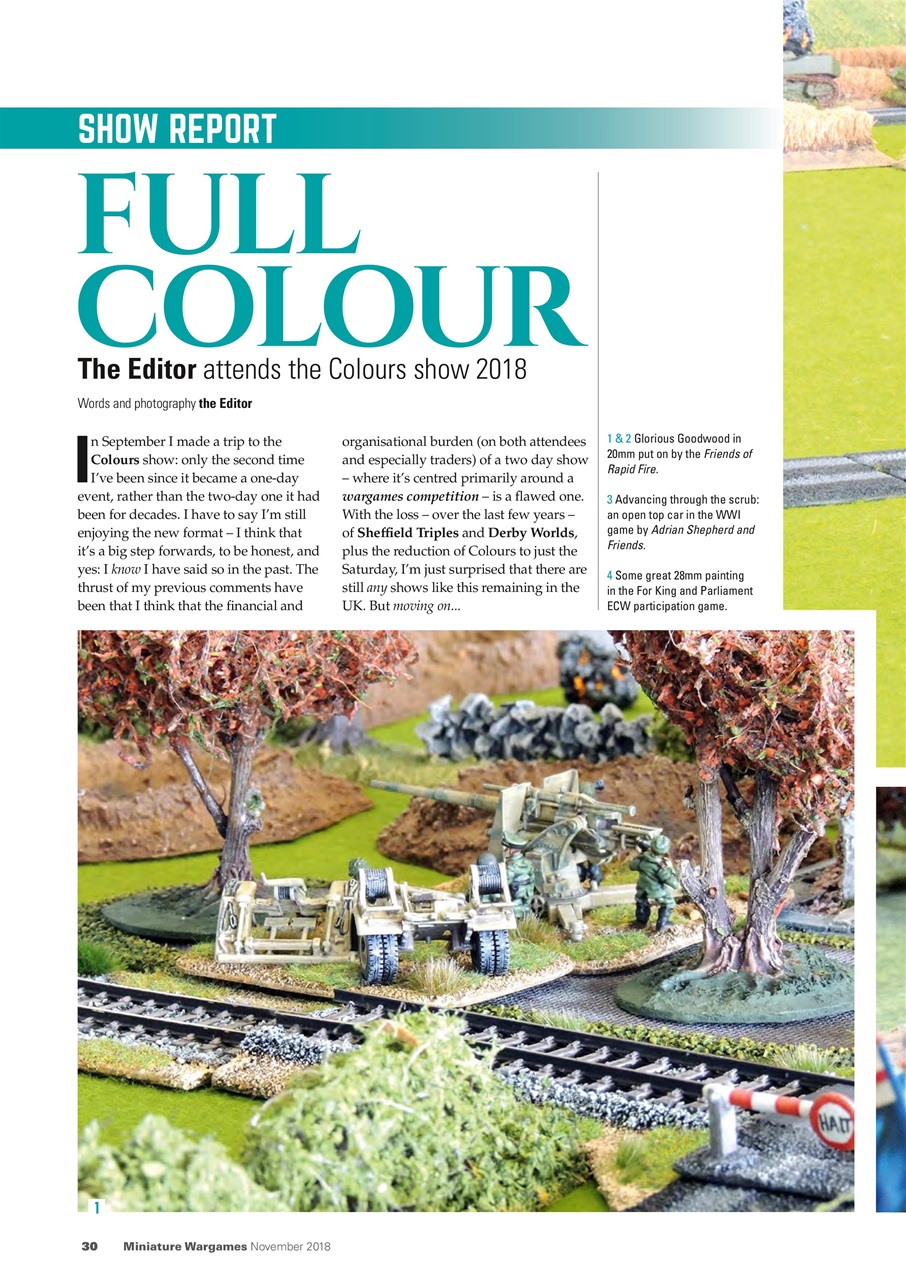 Miniature Wargames Preview Pages