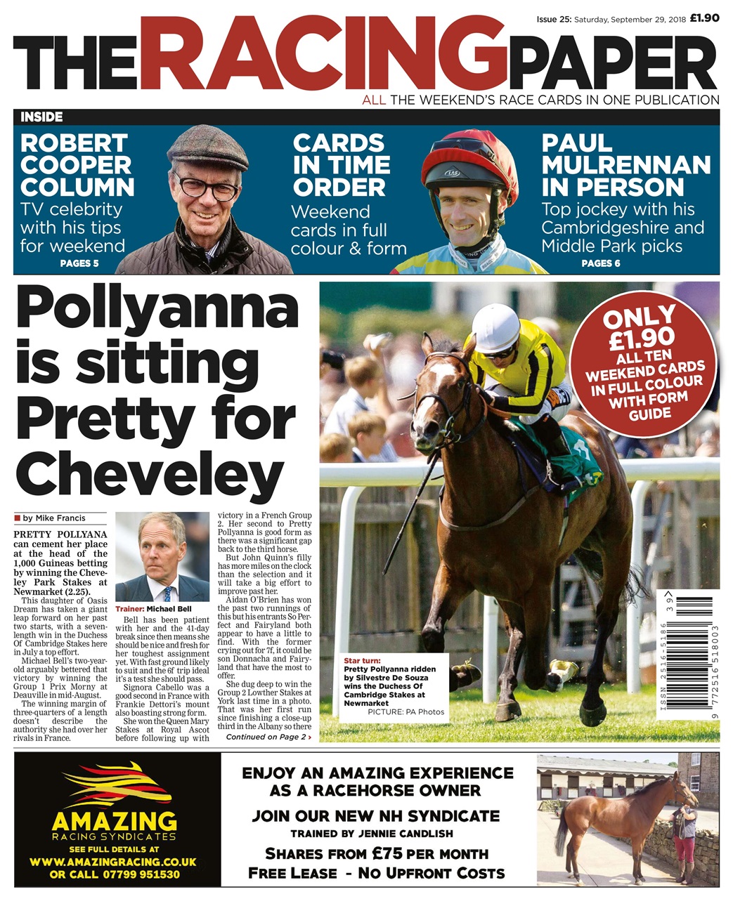 The Racing Paper Preview Pages