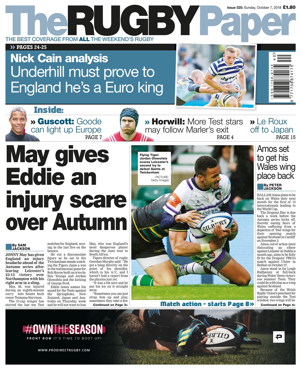 The Rugby Paper Preview Pages