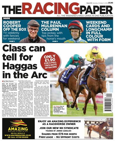 The Racing Paper issue 6th October 2018