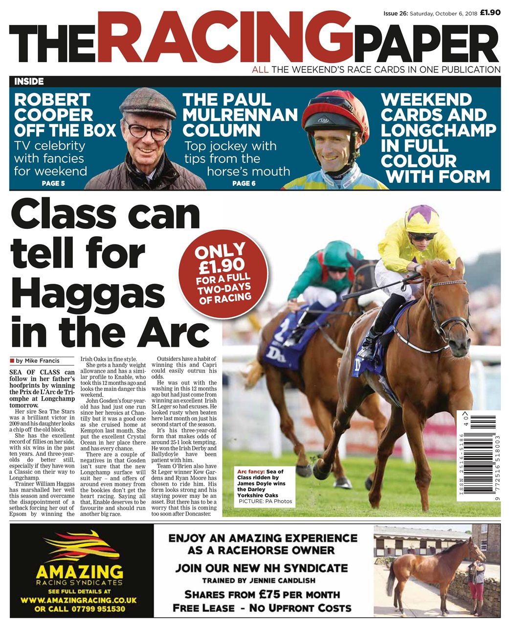 The Racing Paper Preview Pages