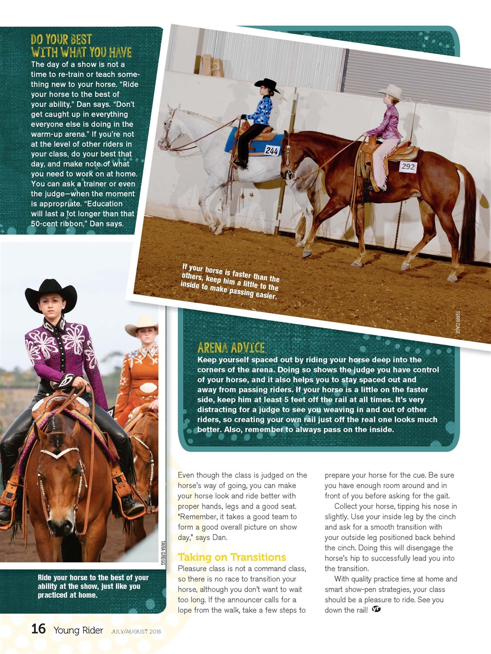Young Rider Magazine Preview Pages