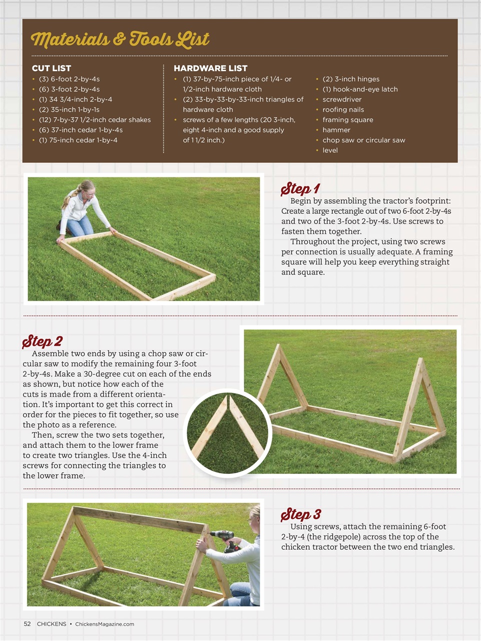 Chickens Magazine Preview Pages