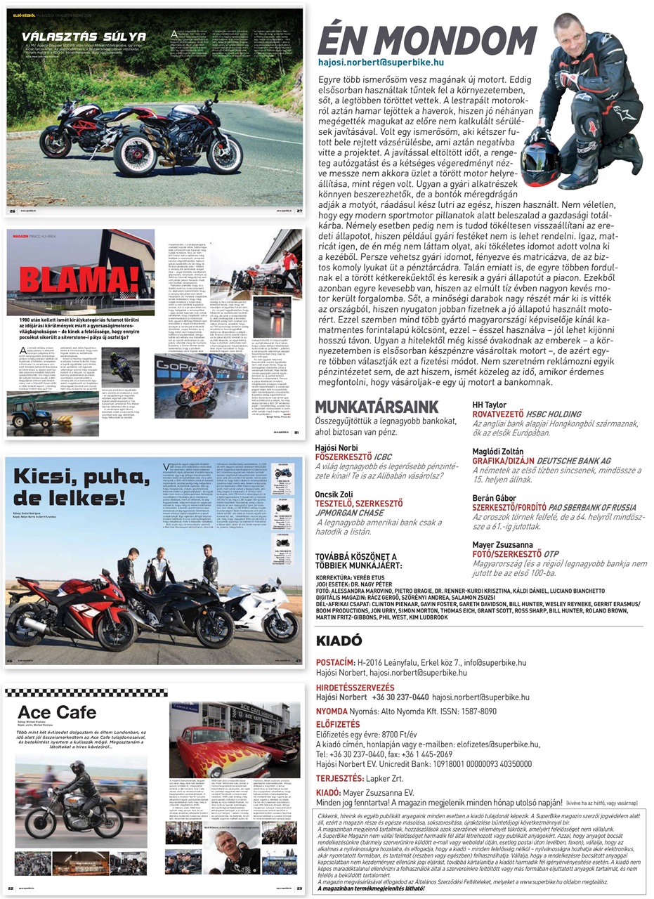 SuperBike Hungary Preview Pages