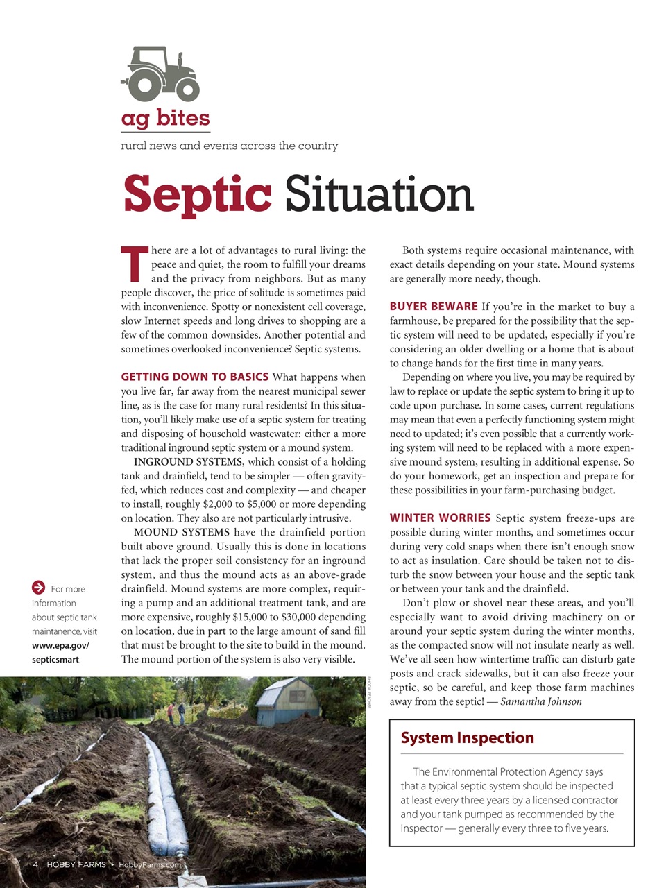 Hobby Farms Magazine Preview Pages