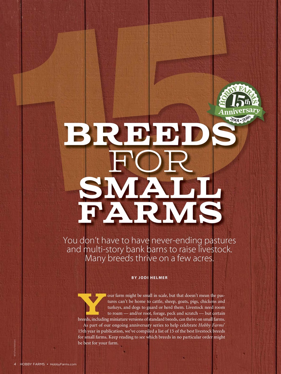 Hobby Farms Magazine Preview Pages
