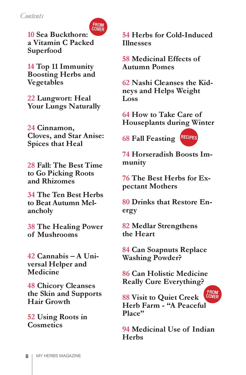 My Herbs Magazine Preview Pages