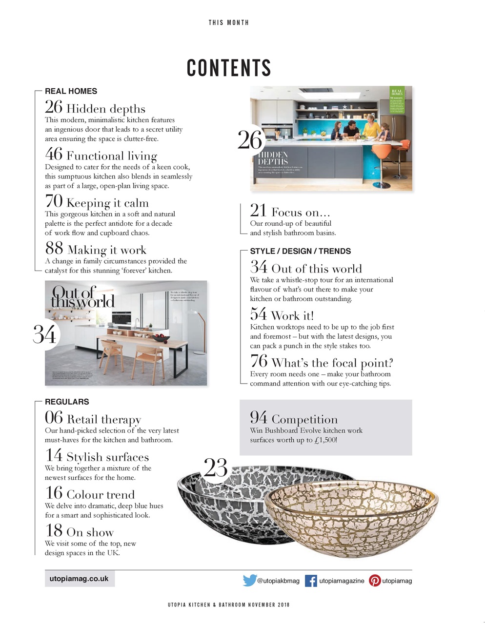 Utopia Kitchen & Bathroom Preview Pages