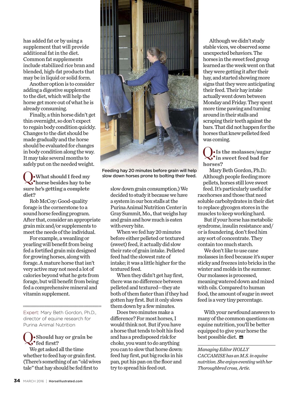 Horse Illustrated Magazine Preview Pages