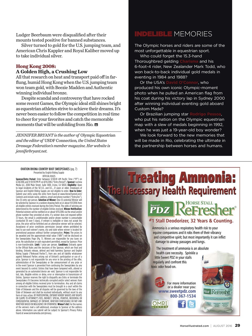 Horse Illustrated Magazine Preview Pages