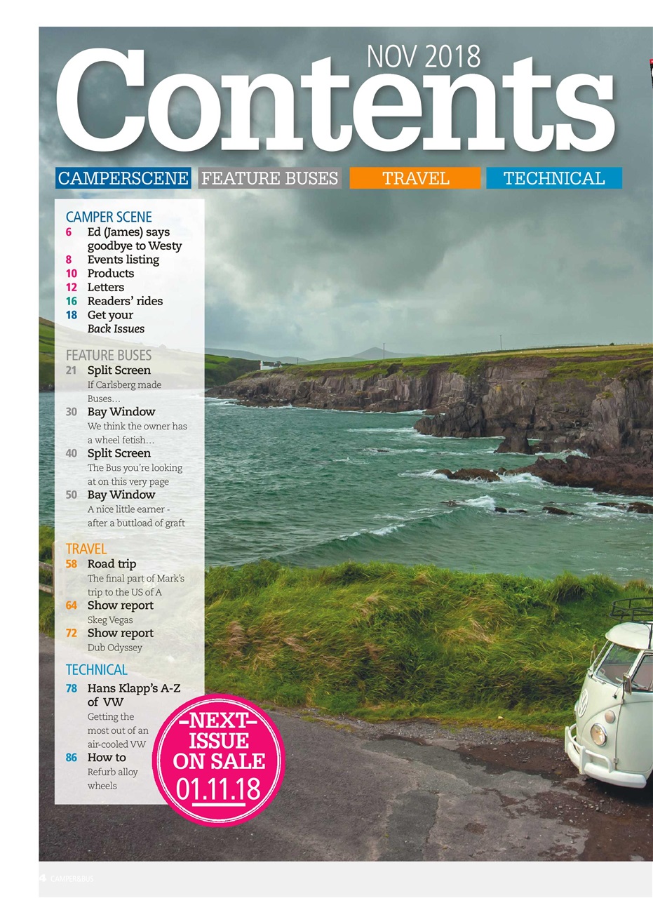 VW Camper Preview Pages