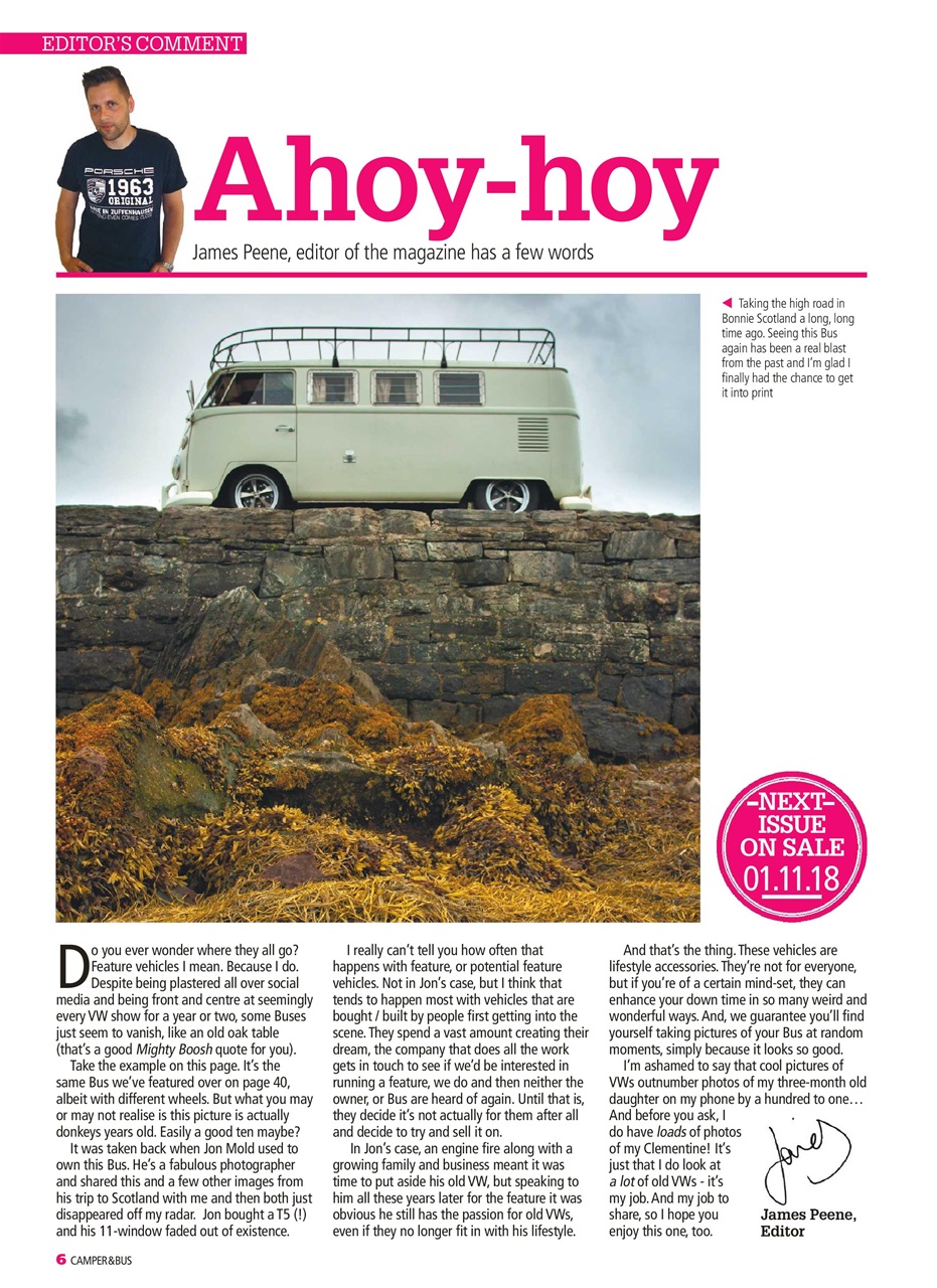 VW Camper Preview Pages