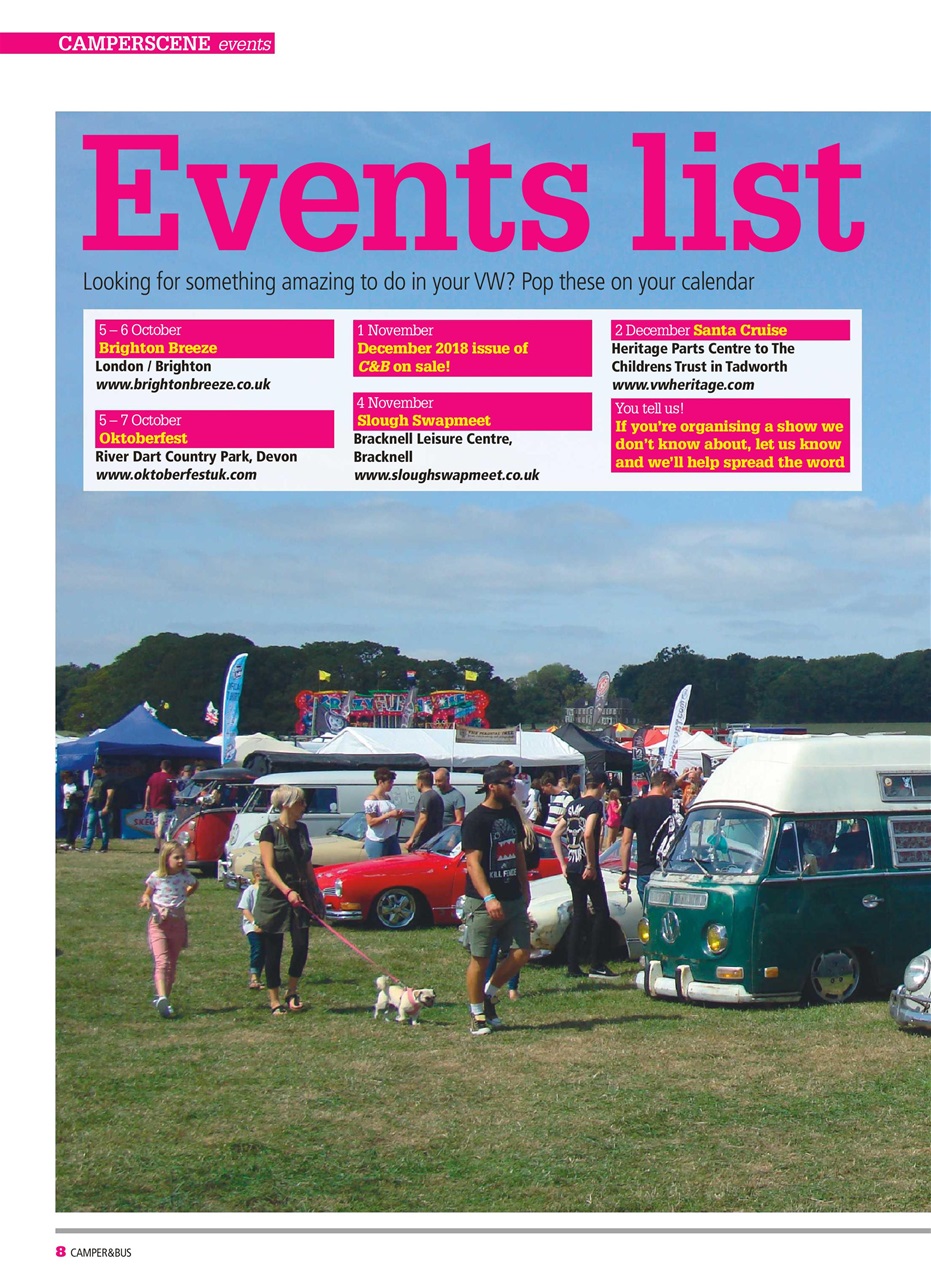 VW Camper Preview Pages