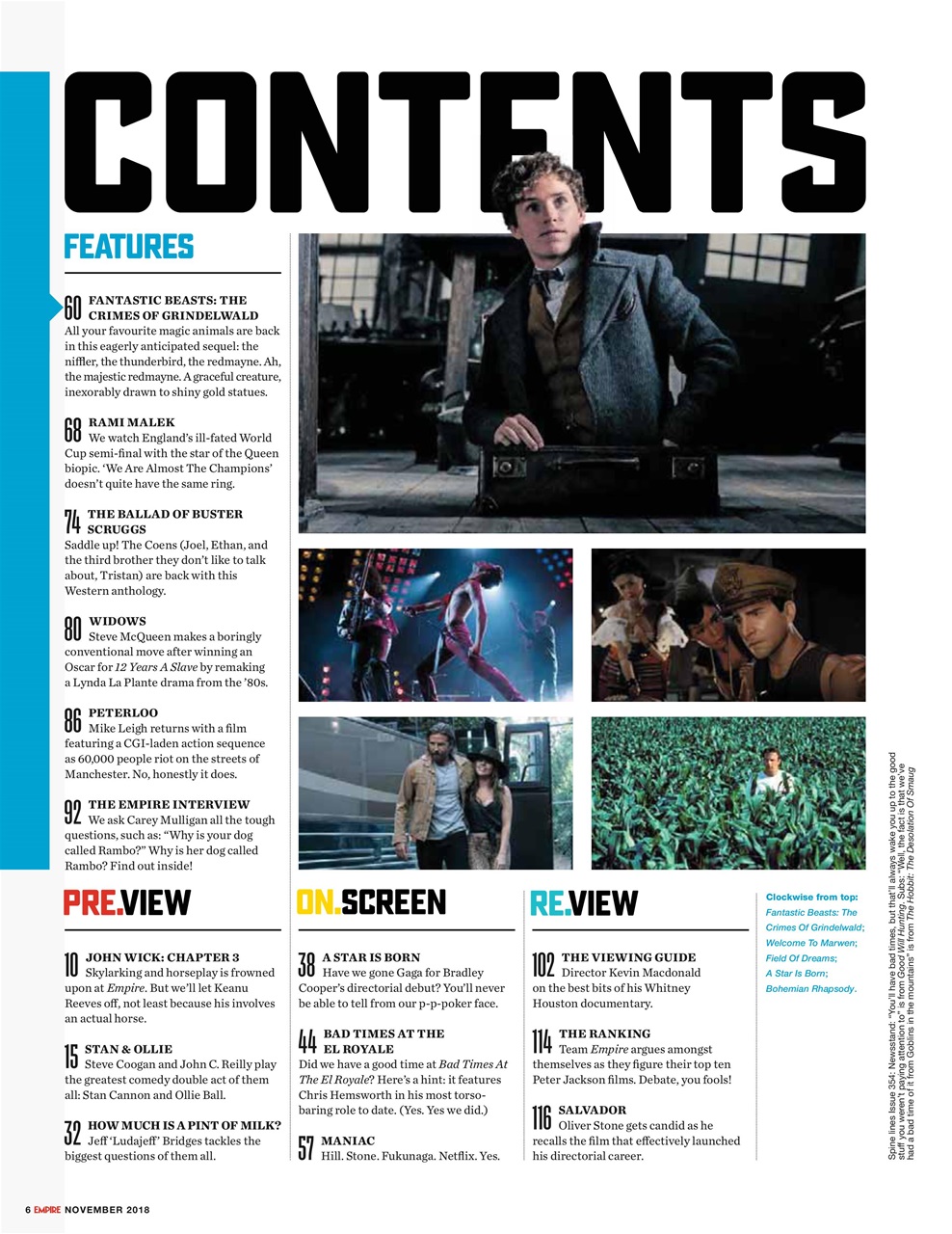 Empire Preview Pages