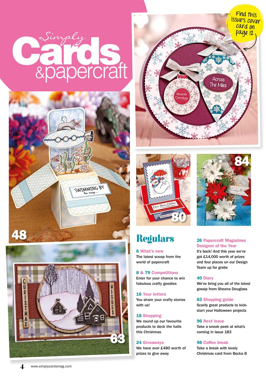 Simply Cards & Papercraft Preview Pages