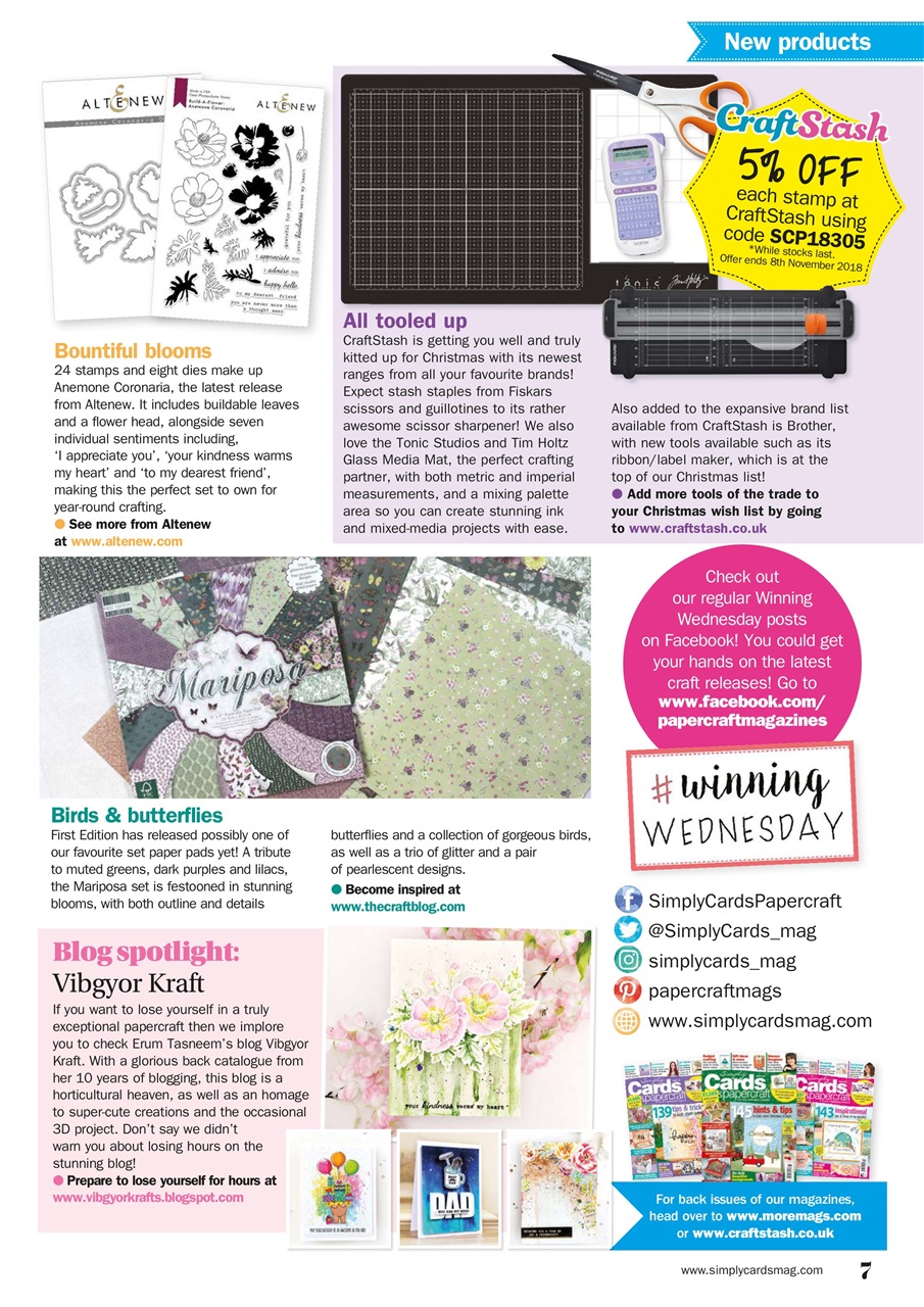 Simply Cards & Papercraft Preview Pages