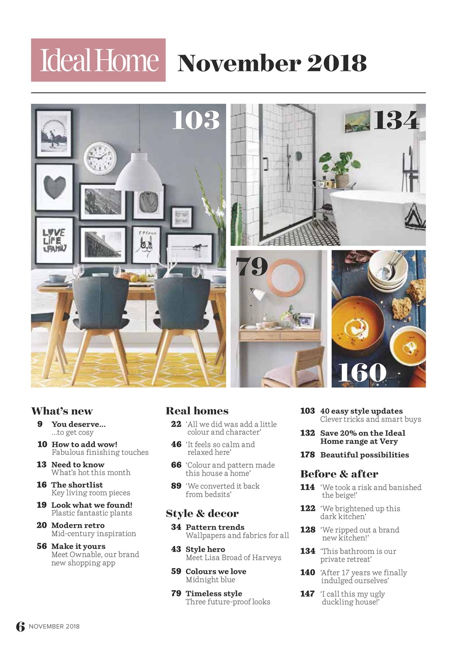 Ideal Home Preview Pages