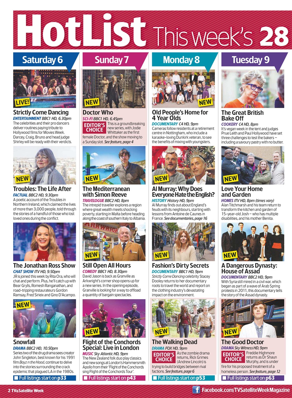 TV & Satellite Week Preview Pages